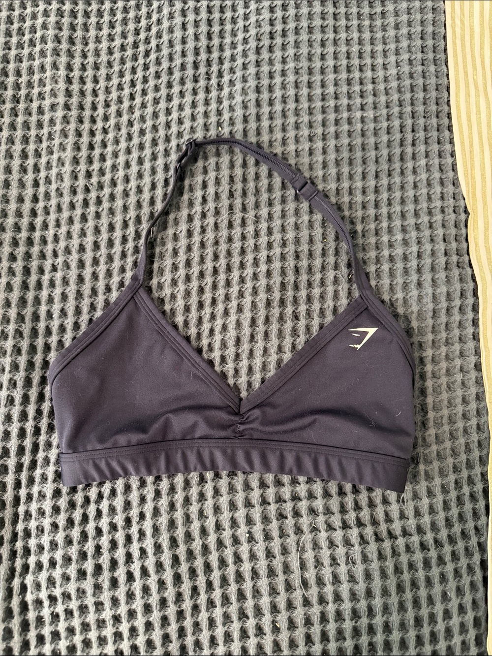 Gymshark Black V-Neck Lightweight Sports Bra